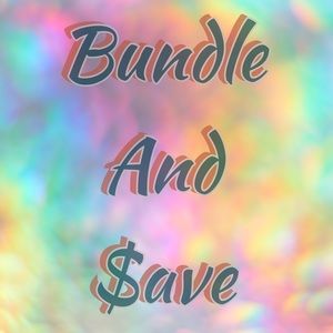 SAVE ON SHIPPING!!! Bundle 4 items get 15% off of your order!!!!